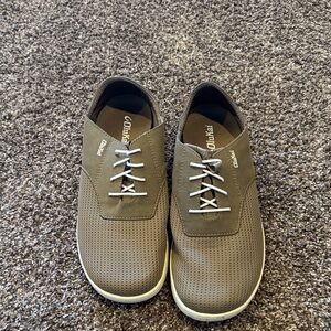 OluKai Men's Olive Sneakers with White Accents